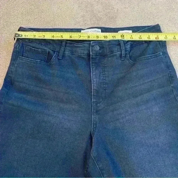 SOCIAL STANDARD By Sanctuary Women' Size 14/32 Dark Wash Slim Straight J… - Picture 11 of 15